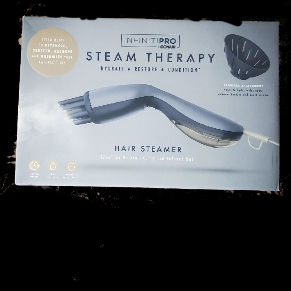 InfinitiPro Steam Therapy Hair Steamer - Gray
